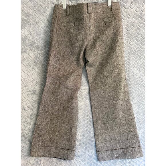 Ann Taylor Signature Fit 10P Wool Blend Wide Leg Trouser Casual Office Classic - Picture 2 of 6
